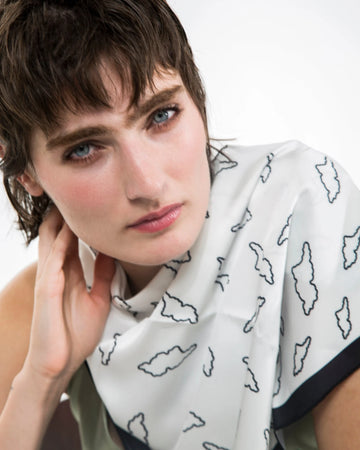 Small Silk Scarf Bandana
