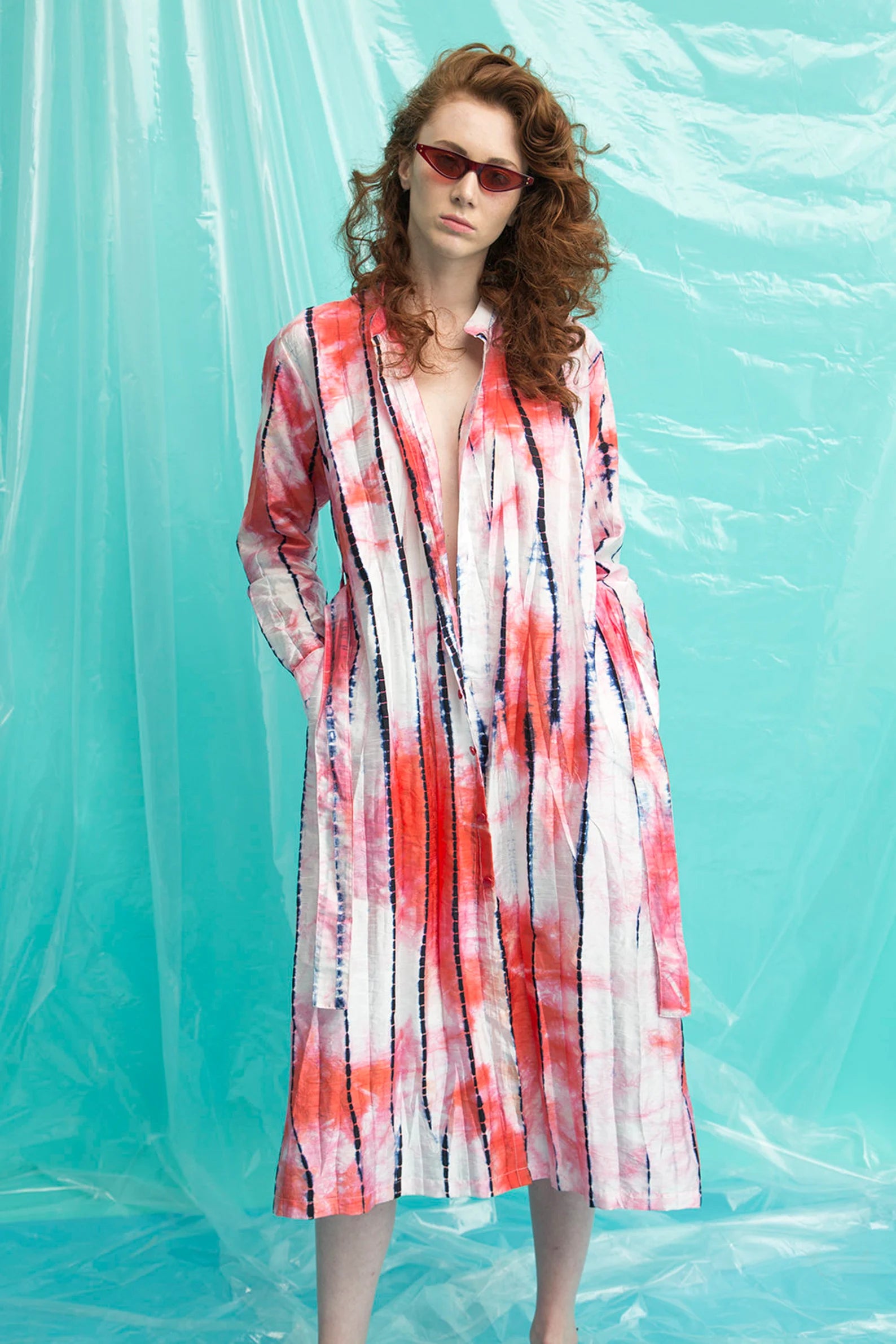 Tie dye shibori Dress